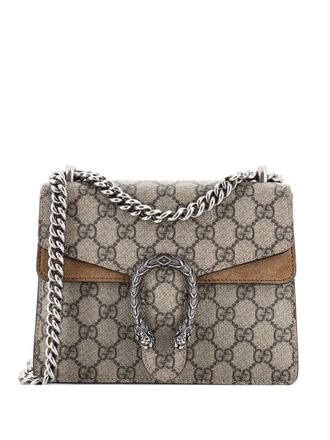 Gucci Dionysus Bag GG Coated Canvas Mini crossbody bag - women - Fabric - One Size - Brown