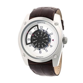 Heritor Heritor automatisch Daniels semi-skelet horloge met leren band