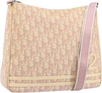 Dior Pre-owned Cross Body Bags, female, Pink, Size: ONE SIZE Pre-owned Plastic Shoulder Bag