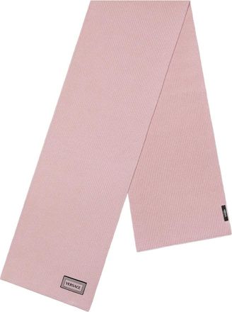 Versace Sjaal met logopatch - Roze