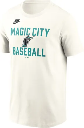 Nike Florida Marlins Cooperstown 70s Inspired Nike Mens MLB T-Shirt in Brown | N19911KFMV-9V0