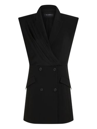 Karl Lagerfeld dna blazer short dress - women - Polyester/Viscose - 40 - Black