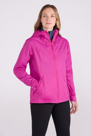 Mountain Warehouse Dames/Dames Swerve Packaway Waterdicht Jasje (Helder Roze)
