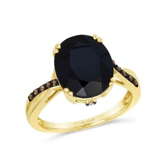 Le Vian Ladies Semi Precious Ring featuring 3 7/8 cts. Onyx set in 14K Honey Gold
