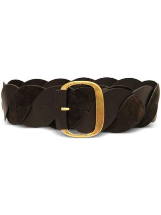 Altuzarra twist braid belt - women - Calf Leather - S - Brown