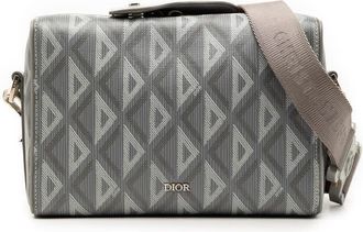 Dior Pre-owned Dior CD Diamond Coated Canvas Lingot 22 Bag Unisex 9PV5X4KH9TV0MDID