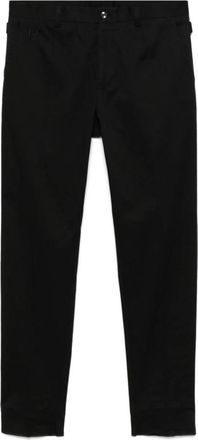 Dolce & Gabbana Logo Detail Tailored Broeken - Heren - Nette broeken - Zwart - S - Broeken