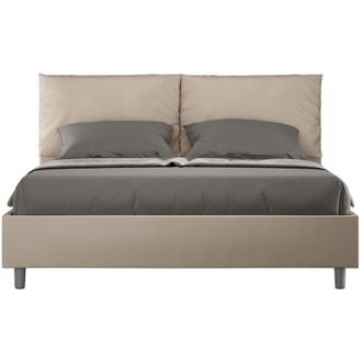 Les Tendances Cama Antea 160x200 Con Base Gris T&oacute;rtola