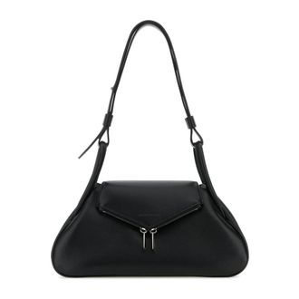 Amina Muaddi Shoulder Bags, female, Black, Size: ONE SIZE Gemini Small Nappa