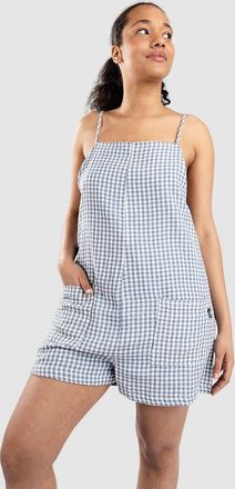 Blue Tomato Short Linen Jumpsuit blau