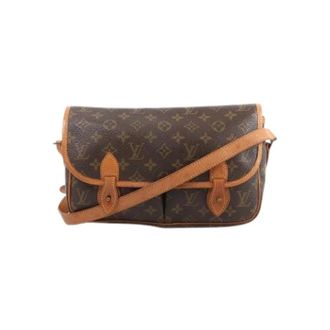 Louis Vuitton Pre-owned Cross Body Bags, female, Brown, Size: ONE SIZE Pre-owned Gibeciere MM