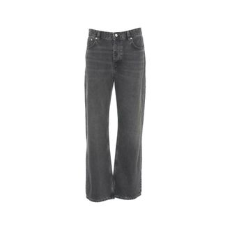 Won Hundred Wide Jeans, male, Black, Size: W33 Straight Leg Jeans Nero Aw25