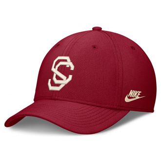 Nike USC Legacy Rise Vintage Nike Mens Dri-FIT College Hat in Red | NC0369WSCV-SUH