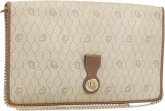 Dior Pre-owned Vintage Shoulder Bag - Dames - Vintage Schoudertas - Beige - ONE Size - Vintage