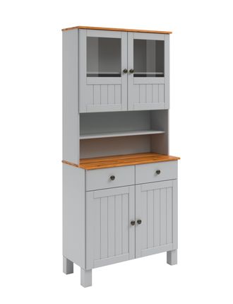 HOME AFFAIRE Küchenbuffet »Alby2« Mit Metallgriffen, Breite 85 cm