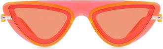 Calvin Klein CKNYC1951S 855 Womens Sunglasses Orange Size 57