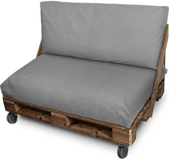 Happers Coj&iacute;n Para Palets Respaldo 120x45x25 Gris Claro Naylim Mate Happers