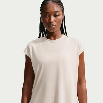 Nike Womens 24.7 ImpossiblySoft Dri-FIT Tank Top in Brown | IO1622-104