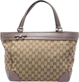 Gucci Borsa Tote Mayfair Pre-owned - - Pre-owned - Donna - Beige - ONE SIZE