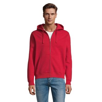 SOLS Heren Spike Full Zip Hoodie (Rood)