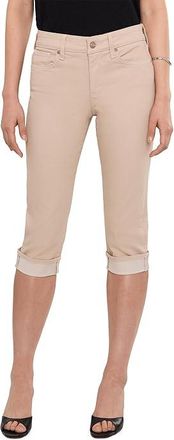 NYDJ Petite Crop Cuff Jeans Womens Clothing Feather : 14P 19, Cotton/Denim/Elastane