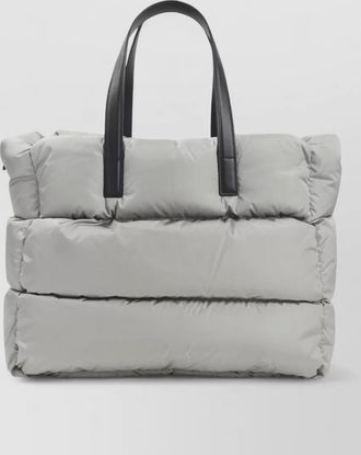 Moncler quilted down tote bag