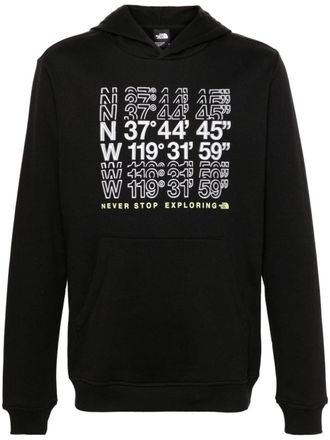 The North Face Coordinates hoodie - Zwart