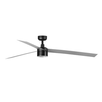 Netlighting Cruiser 160cm TEK LED Ceiling Fan Matt Black Aluminium Blades 2700K