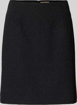 Soyaconcept Rock mit rückseitigem Reißverschluss Modell VERENA in Black, Größe 34