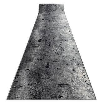 RugsX Rugsx - Alfombra De Pasillo Con Refuerzo De Goma Marl Hormig&oacute;n, Gris 100 Cm Grey 100x1150 Cm