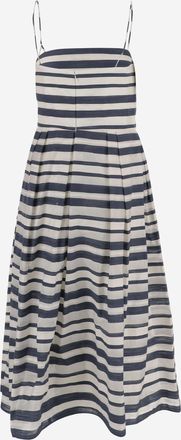 Lauren Ralph Lauren Womens Dress Striped Cotton Blend Multicolour