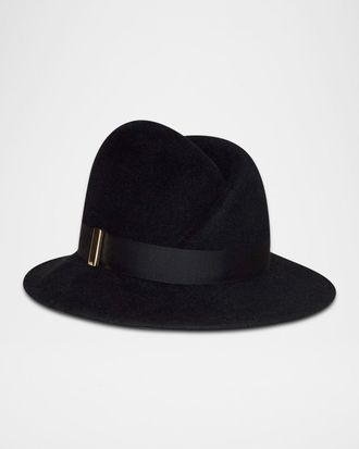 Gigi Burris Millinery Nell Rabbit Hair Fedora Hat