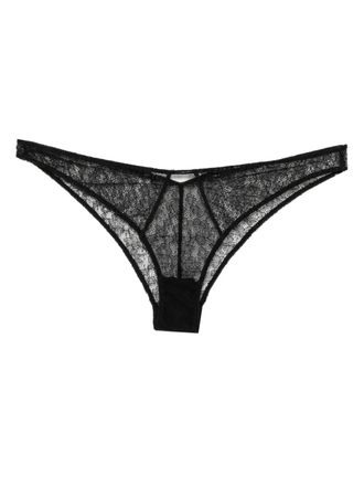 Kiki De Montparnasse Petite Fleur brief - Black