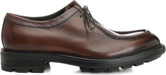 Corvari leather loafers - men - Leather/Leather/Rubber - 42.5 - Brown