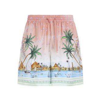 Casablanca Multicolor Printed Shorts
