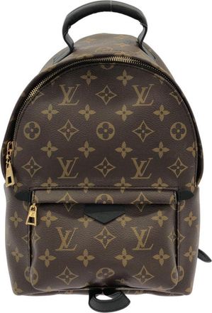 Louis Vuitton Brown Coated Canvas Backpack (Pre-Owned)