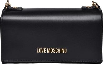 Love Moschino Shoulder Bag With Internal Compartments And Gold-Tone Accents