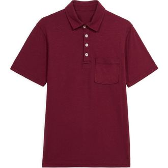 Fortela Maverick Short Sleeve Polo in Red at Nordstrom, Size Xx-Large Eu