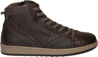 Nero Giardini Osaka - Heren - Sneakers - Bruin - 41 EU - Leer - Schoenen