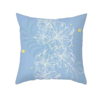 OEM Fundas De Almohada Suaves Y Lujosas De Algod&oacute;n Y Lino, Cojines De Alta Gama Con Estampado De &Aacute;rboles Pintados Al &Oacute;leo, Ideales Para Los Sof&aacute;s De La Sa