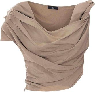 Eleh Beige Top