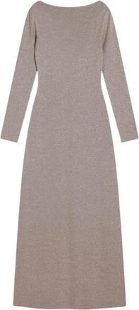 Max Mara Abito lungo - Dames - Casual kleedjes - Beige - S - Kleedjes