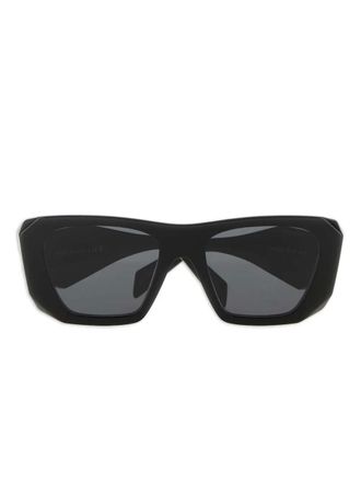 Prada geometric-frame sunglasses - Black