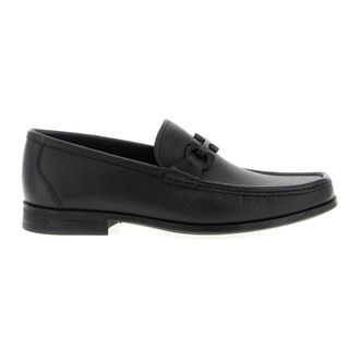 Ferragamo Grandioso 2 Loafers - male - Ferragamo - Loafers - Black - 7 1/2 UK - Shoes