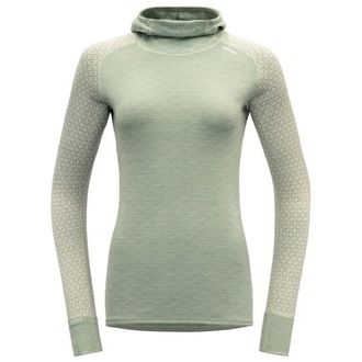 Devold Kvitegga Hoodie Merinoshirt für Damen | grün