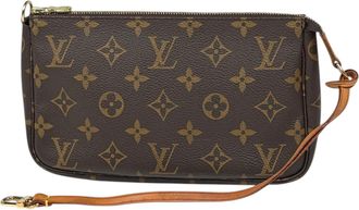 Louis Vuitton Brown Monogram Pochette Pouch (Pre-Owned)