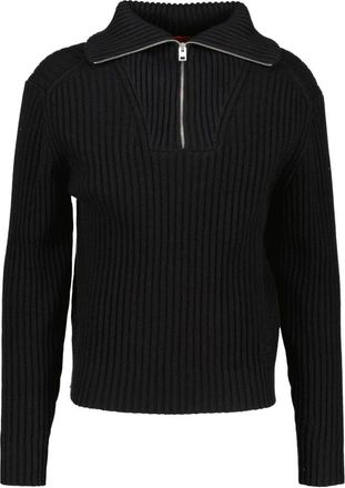 HUGO BOSS Coltruien - Heren - Coltruien - Zwart - S - Truien & Vesten
