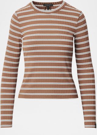 Rag & Bone Luca Stripe Ribbed Long-Sleeve Tee