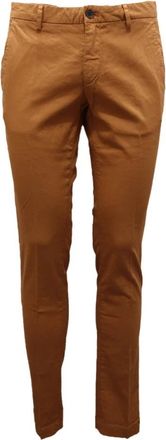 Mason's Slim Milano Style Broek - Heren - Slim Fit Broeken - Beige - S - Broeken