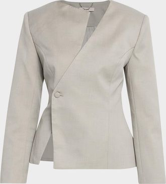 Et Ochs Andre Tailored Asymmetric Single-Button Jacket